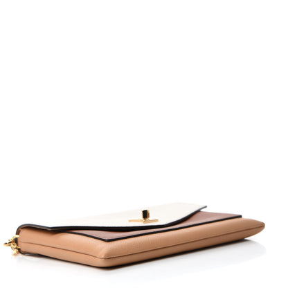 Louis Vuitton Soft Calfskin My Lockme Pochette Arizona Quartz Caramel 4 of 11