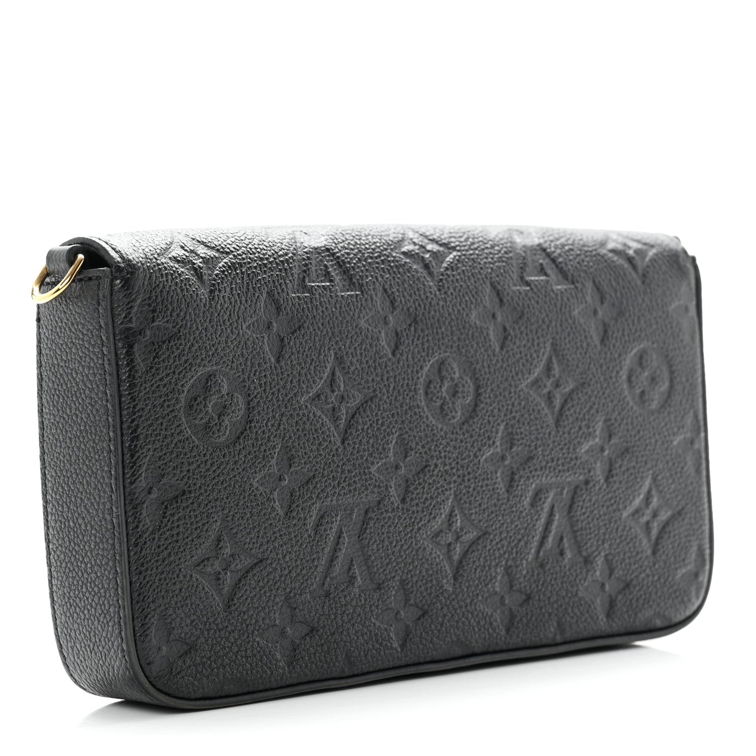 Louis Vuitton Empreinte Pochette Felicie Chain Wallet Black 3 of 6