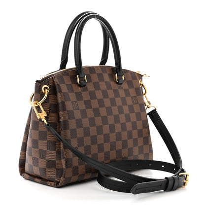 Louis Vuitton LOUIS VUITTON Damier Ebene Odeon Tote PM Black 3 of 10