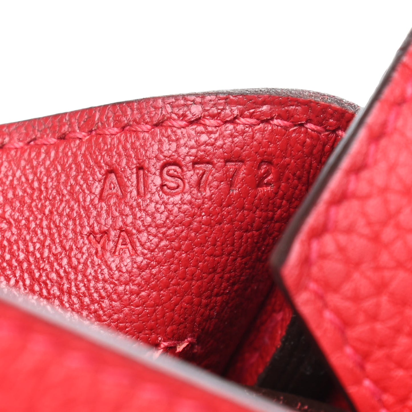 Togo Horseshoe Birkin 35 Rouge Casaque