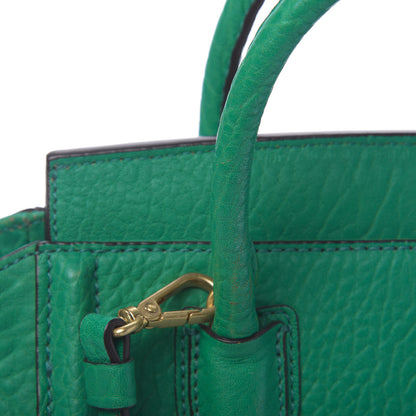 MCM Calfskin Small Kathy Tote Green 7 of 14