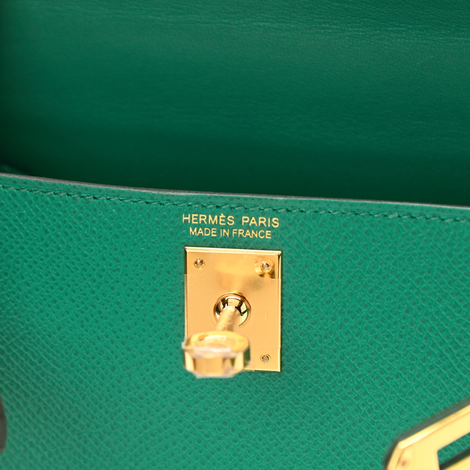 Hermes Epsom Mini Kelly Sellier 20 Vert Jade 8 of 11