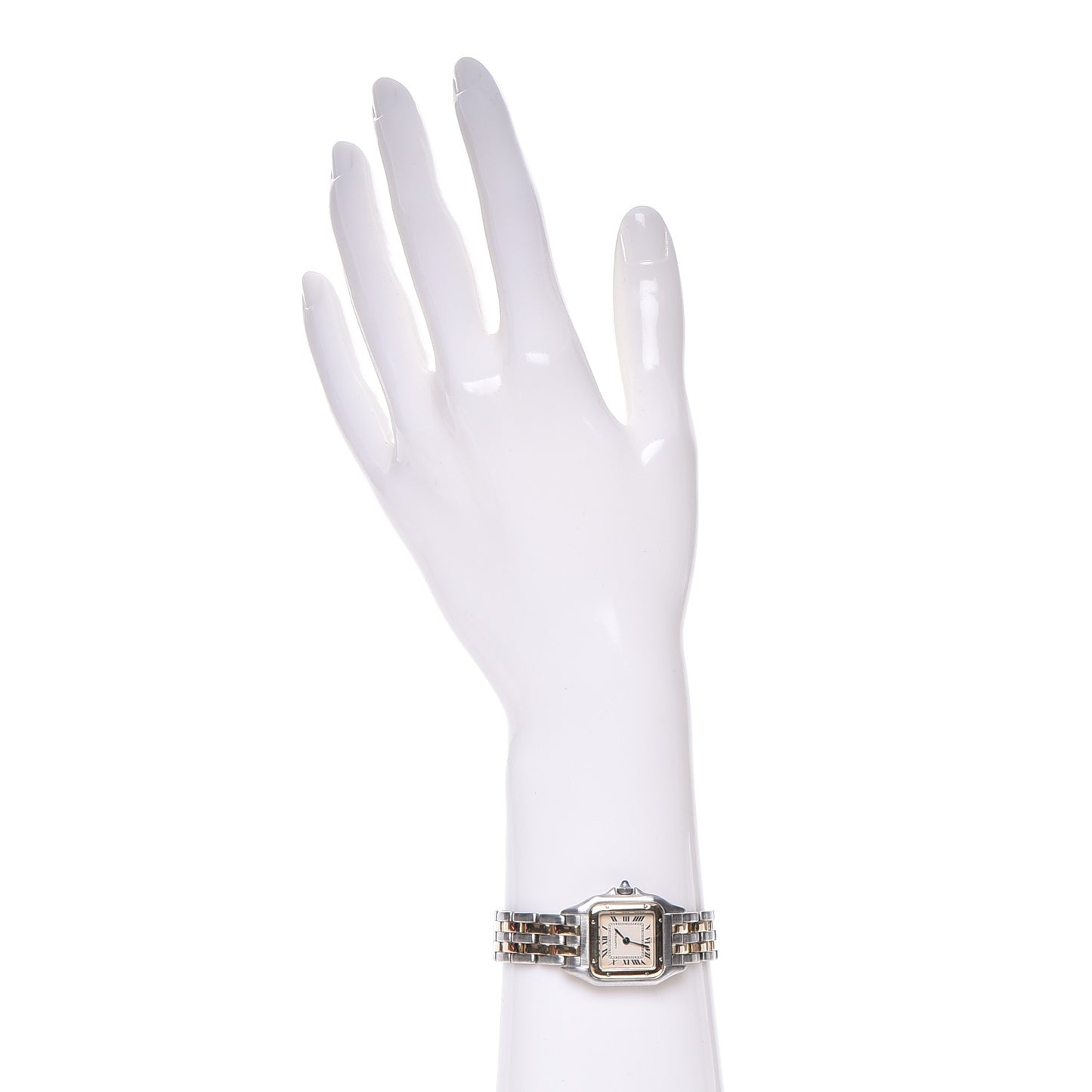 Stainless Steel 18K Yellow Gold 22mm Panthere Quartz Watch