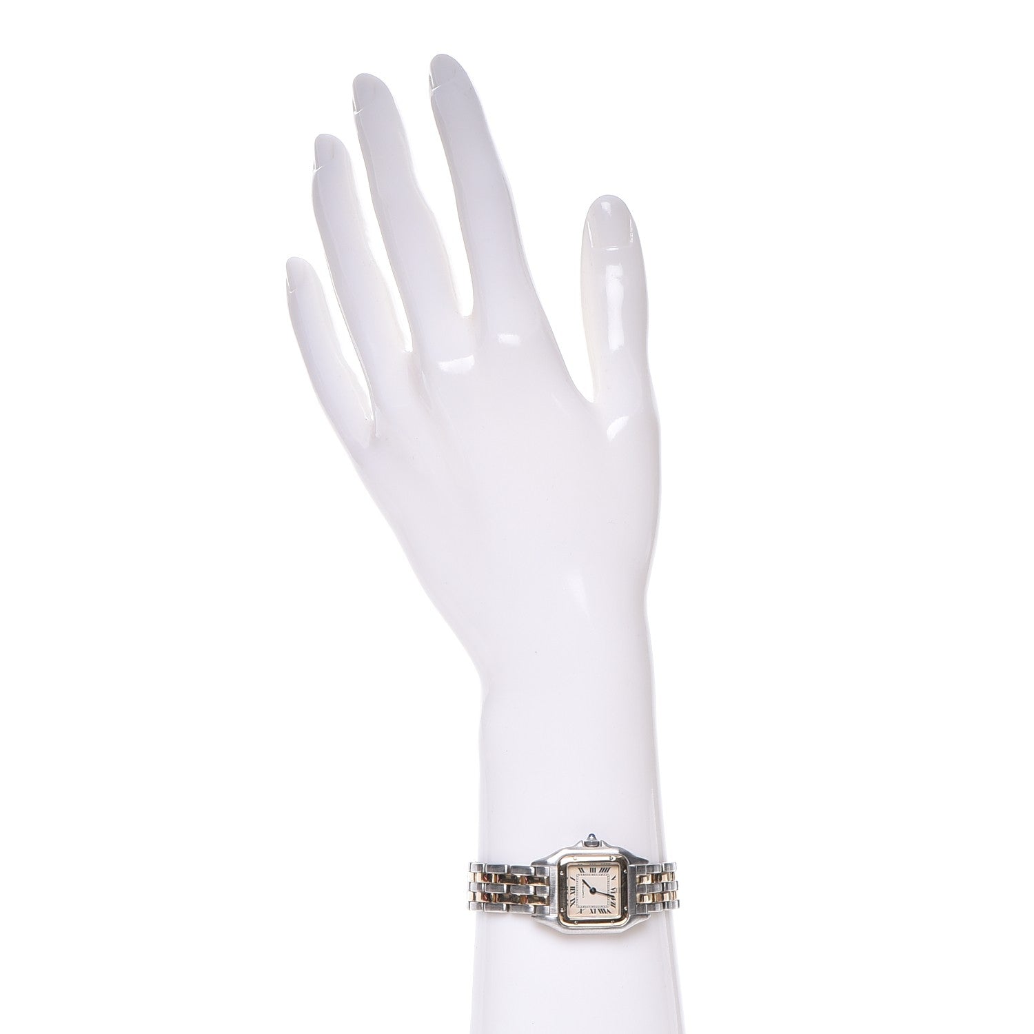 Cartier Stainless Steel 18K Yellow Gold 22mm Panthere Quartz Watch 2 of 8