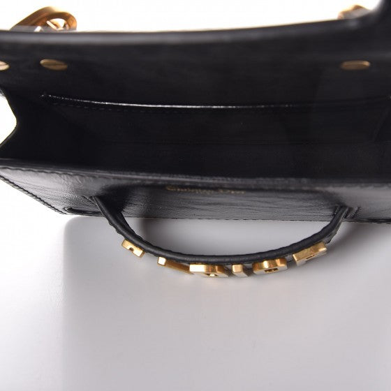 Christian Dior Grained Calfskin Mini J'Adior Chain Flap Bag Black 5 of 7