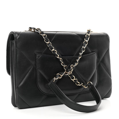 Chanel Lambskin Quilted Medium Trendy CC Flap Black 3 of 10