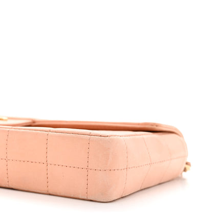 Chanel Lambskin East West Chocolate Bar Flap Beige 11 of 12