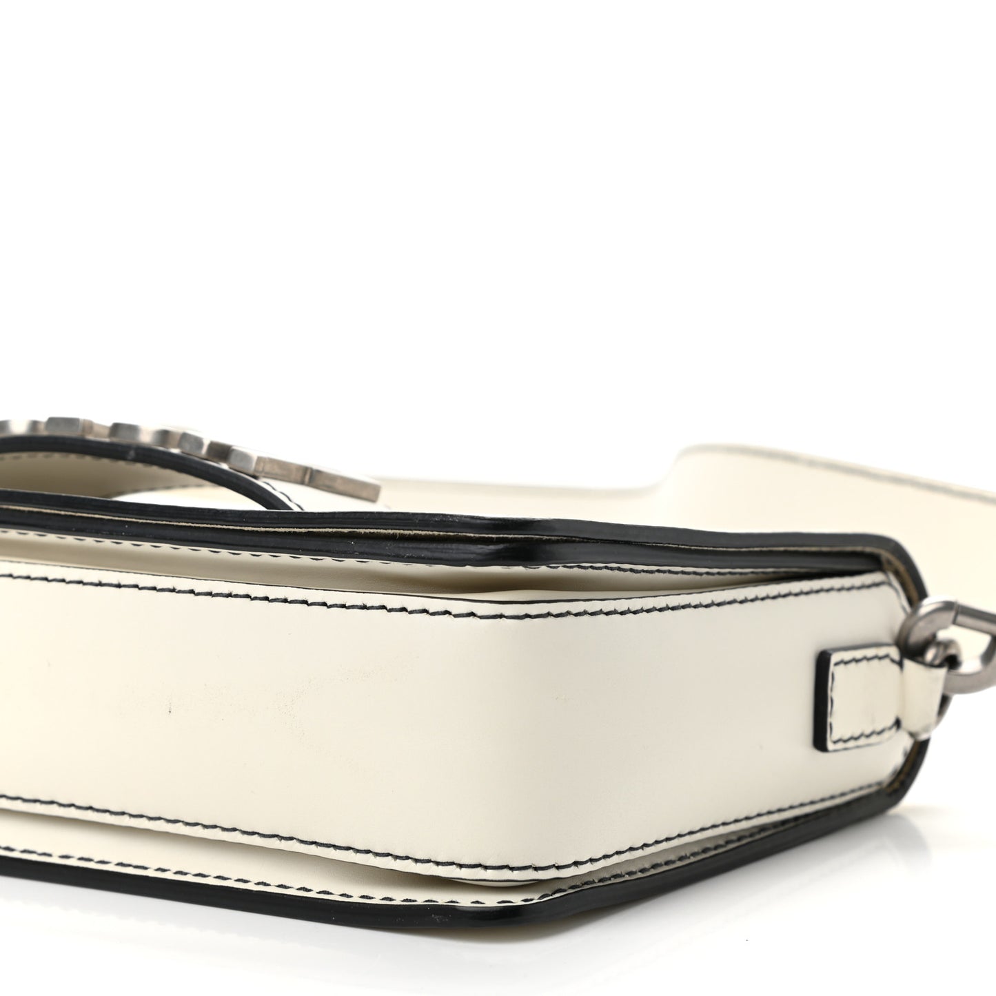Smooth Calfskin Dio(r)evolution Flap Bag Off White