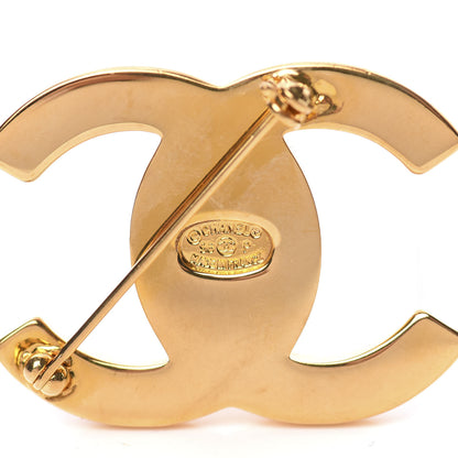 Chanel CC Turn Lock Brooch Gold 3 of 3