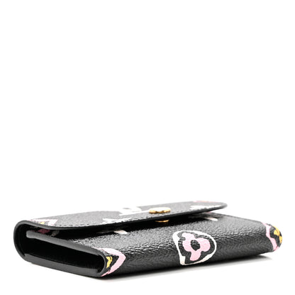 Louis Vuitton Monogram Giant Wild At Heart Rosalie Coin Purse Black 4 of 6