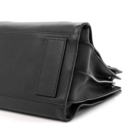 Saint Laurent Grained Calfskin Large Souple Sac De Jour Black 9 of 13
