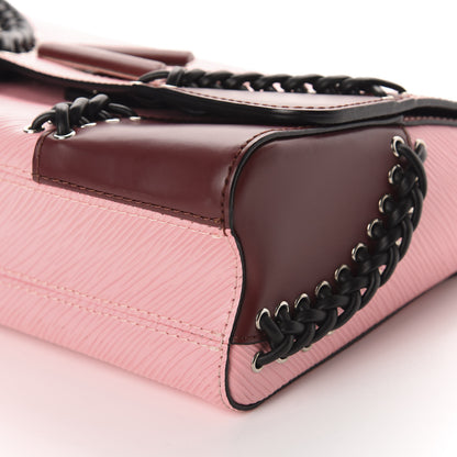 Louis Vuitton Epi Braided Twist Shoulder Bag MM Rose Ballerine 7 of 10