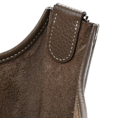 Hermes Taurillon Clemence Evelyne III PM Etoupe 6 of 7
