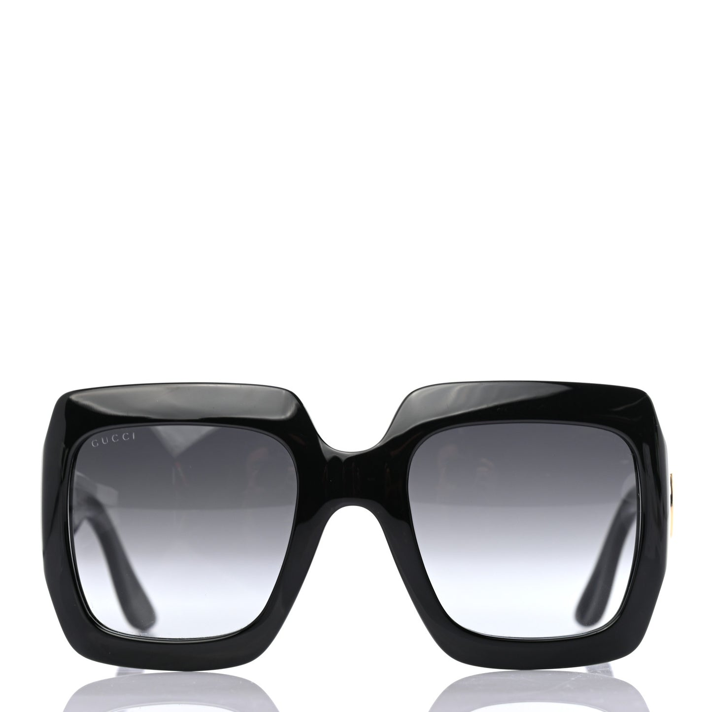 Acetate Square Frame Sunglasses GG3826S Black