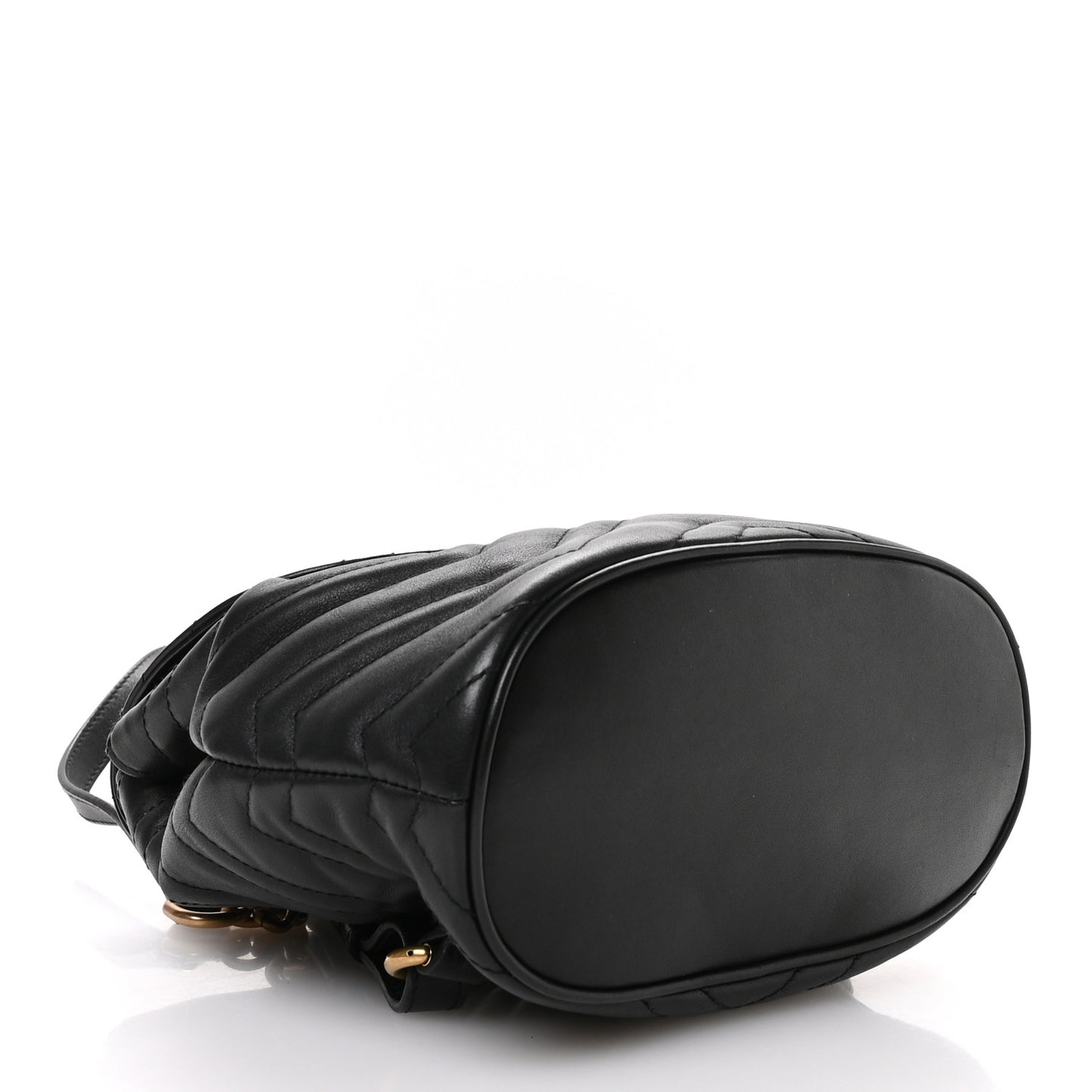 Calfskin Matelasse GG Marmont Flap Backpack Black