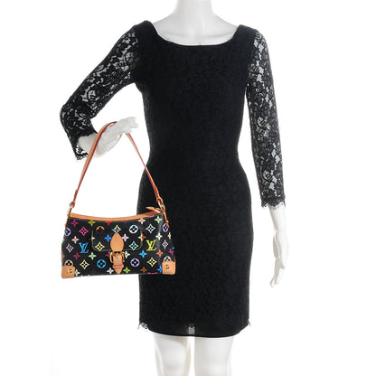 Louis Vuitton Monogram Multicolor Eliza Black 2 of 7