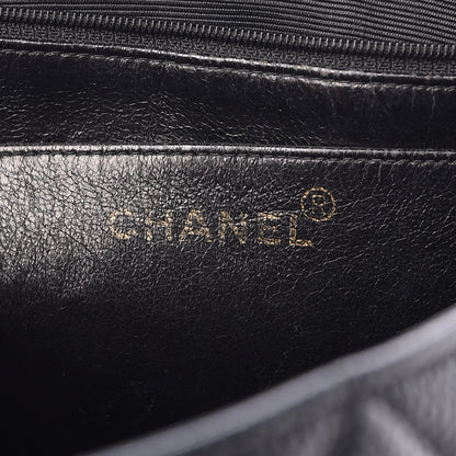 Chanel Caviar Quilted Jumbo Single Flap Black 6 of 14