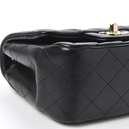 Chanel Lambskin Quilted Mini Square Flap Black 5 of 9