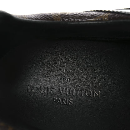 Louis Vuitton Suede Monogram Run Away Sneakers 38.5 Black 18 of 32