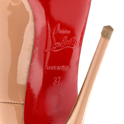Christian Louboutin Patent So Kate 120 Pumps 37 Nude 7 of 13
