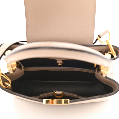 Louis Vuitton Taurillon Capucines BB Galet 5 of 7