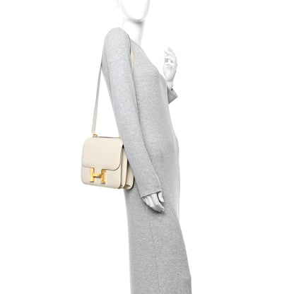Hermes Epsom Constance 24 Craie 2 of 11