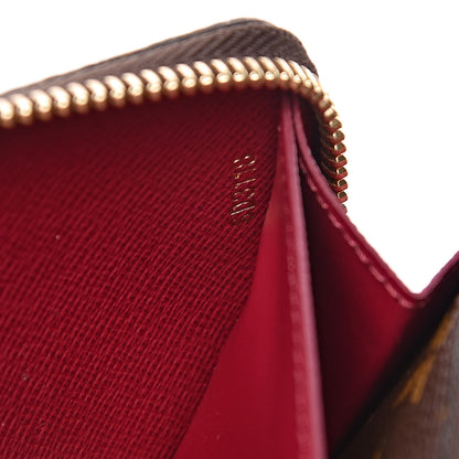 Louis Vuitton Monogram Clemence Wallet Fuchsia 7 of 7