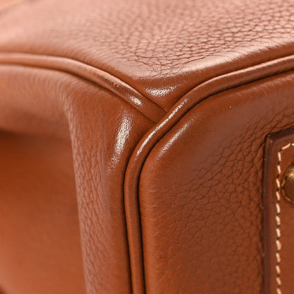 Hermes Natural Barenia Faubourg Birkin 30 Fauve 11 of 15