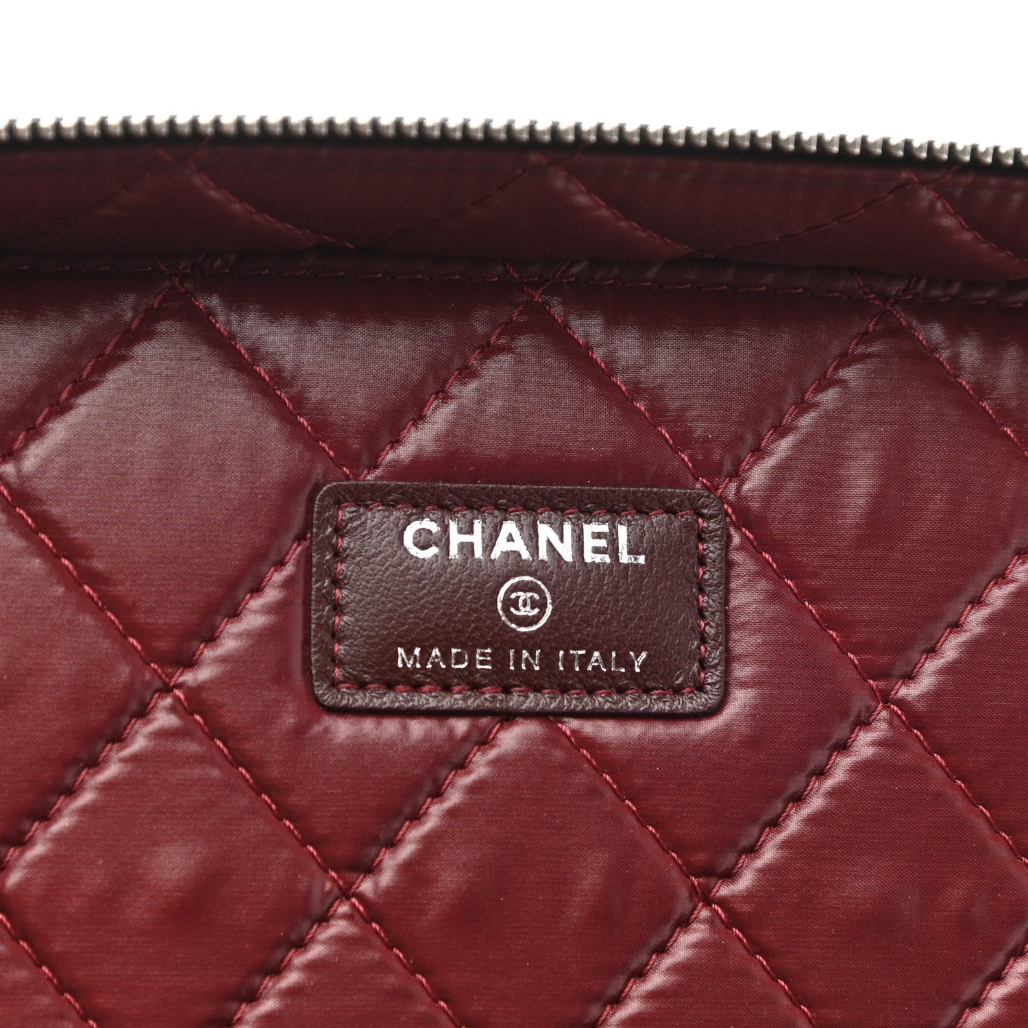 Chanel Lambskin Quilted Vanity Pouch Black 7 of 9