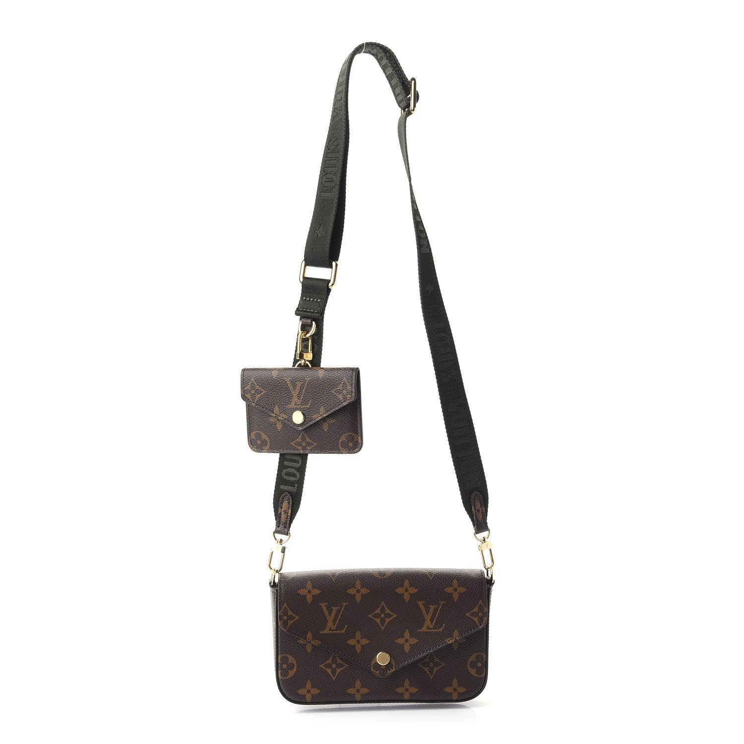 Louis Vuitton Monogram Felicie Strap & Go Kaki 1 of 8