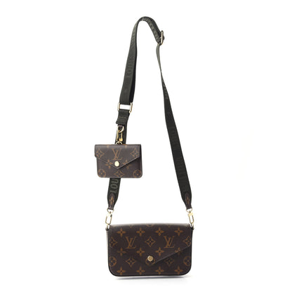 Louis Vuitton Monogram Felicie Strap & Go Kaki 1 of 8