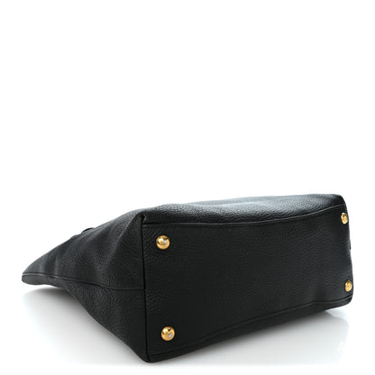 Prada Vitello Daino Tote Black 4 of 11