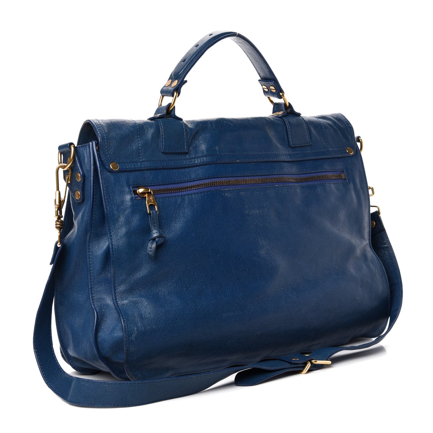 Lambskin Large PS1 Satchel Royal Blue