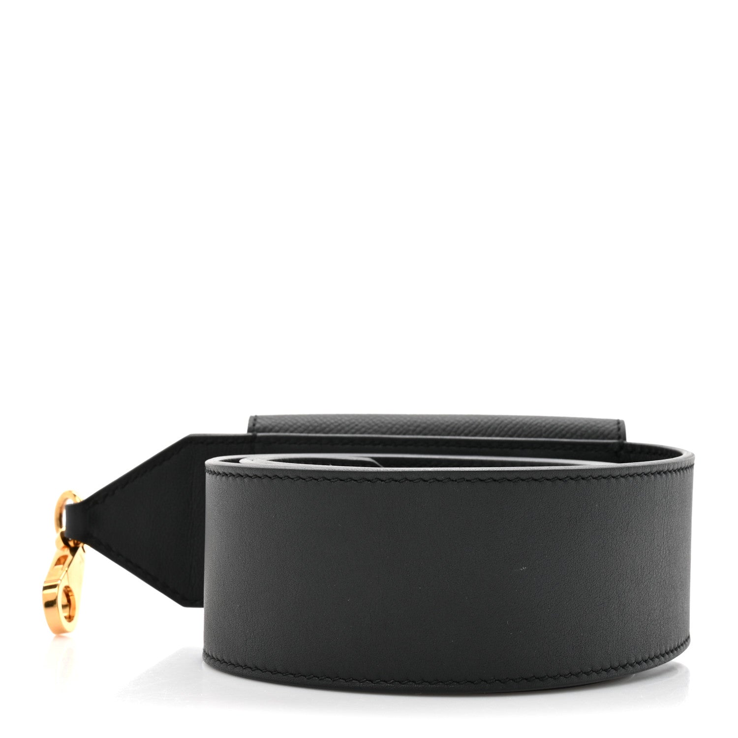 Hermes Swift Epsom Pocket Kelly Shoulder Strap Black 2 of 6