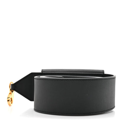 Hermes Swift Epsom Pocket Kelly Shoulder Strap Black 2 of 6