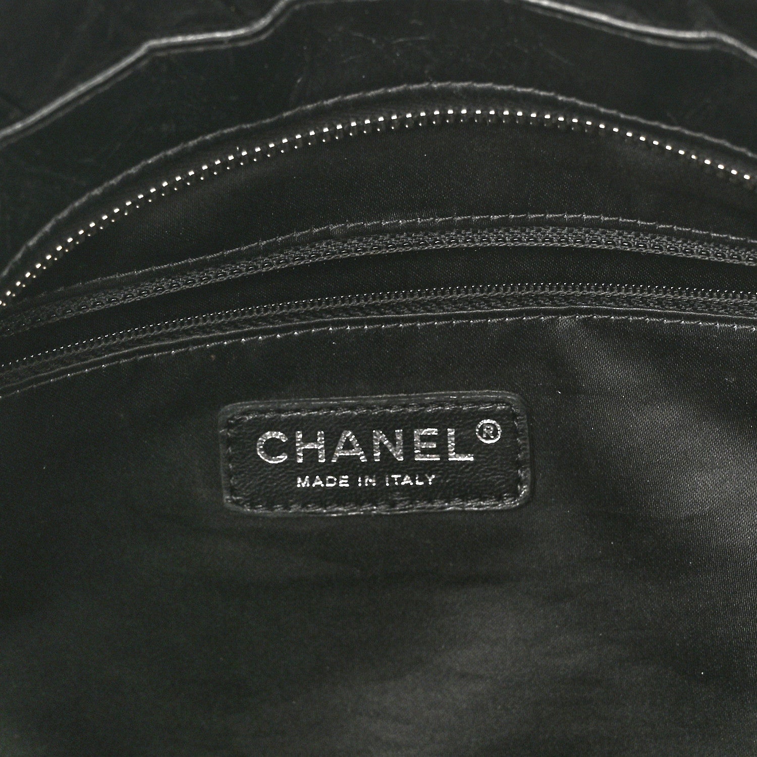 Chanel Glazed Calfskin Large Twisted Tote Black 6 of 10