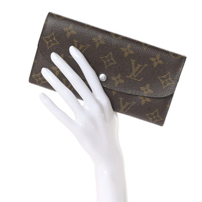 Louis Vuitton Monogram Emilie Wallet Blue 2 of 6