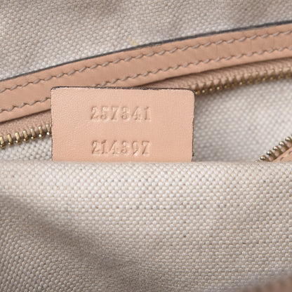 Gucci Monogram Vintage Web Medium Top Handle Bag Beige 8 of 16