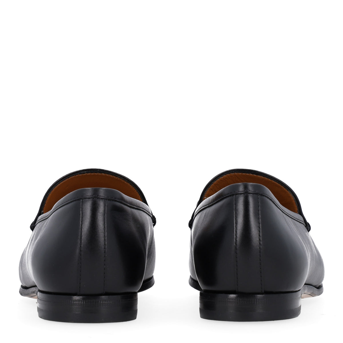 Gucci Calfskin Womens Jordaan Loafers 39.5 Black 6 of 11