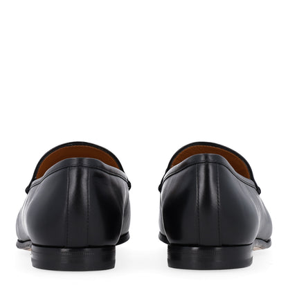 Gucci Calfskin Womens Jordaan Loafers 39.5 Black 6 of 11