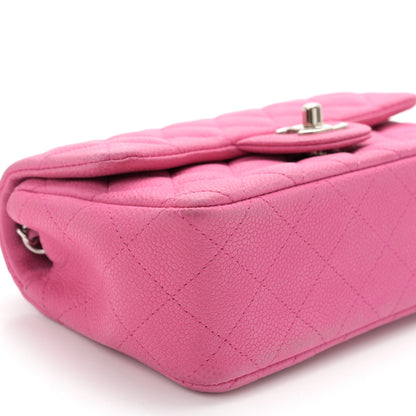 Chanel Iridescent Caviar Quilted Mini Rectangular Flap Pink 9 of 13