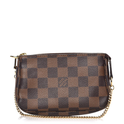 Louis Vuitton Damier Ebene Mini Pochette Accessories 1 of 8