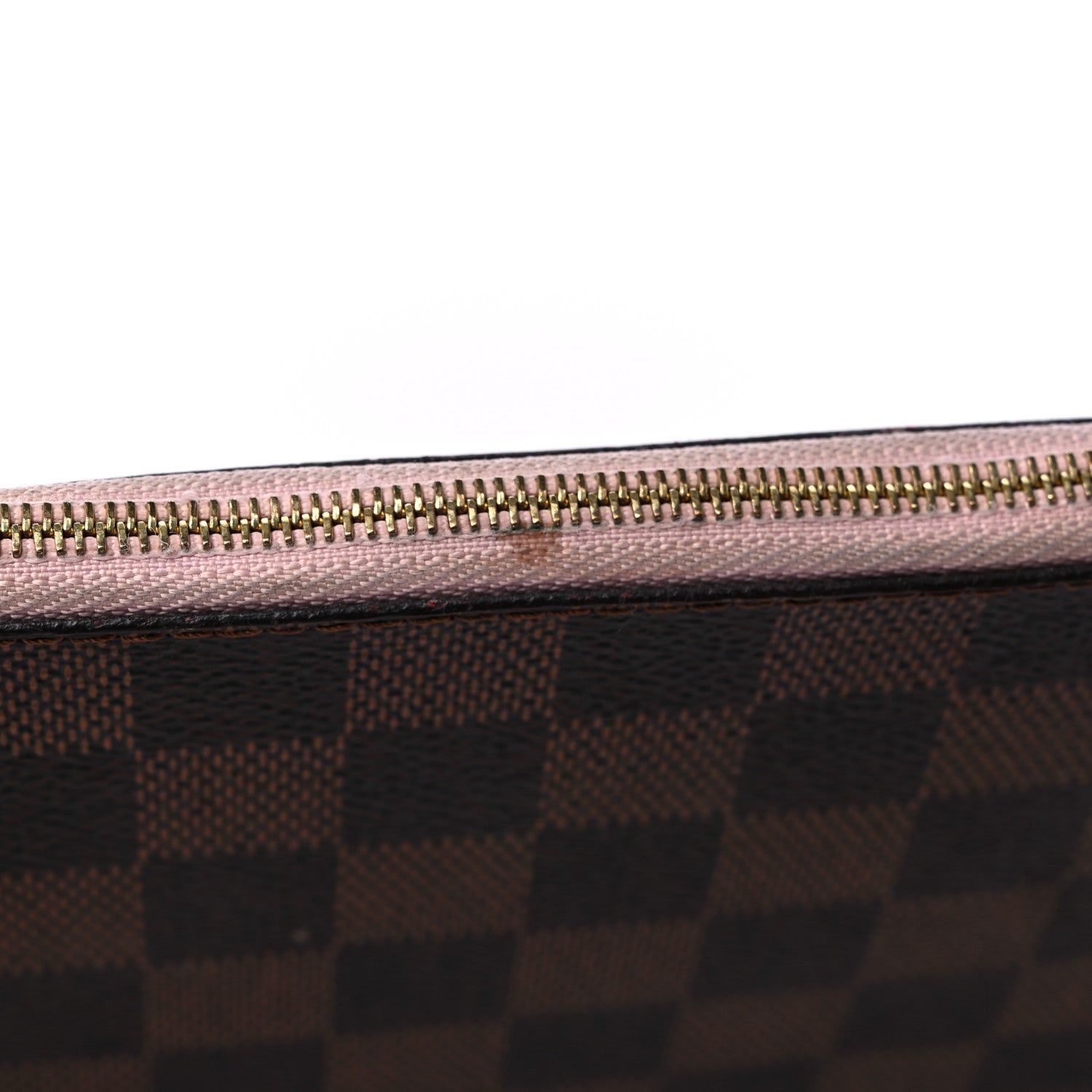 Louis Vuitton Damier Ebene Neverfull MM GM Pochette Rose Ballerine 10 of 15