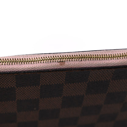 Louis Vuitton Damier Ebene Neverfull MM GM Pochette Rose Ballerine 10 of 15
