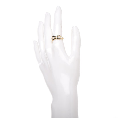 Tiffany 18K Yellow Gold Infinity Ring 54 7 2 of 5