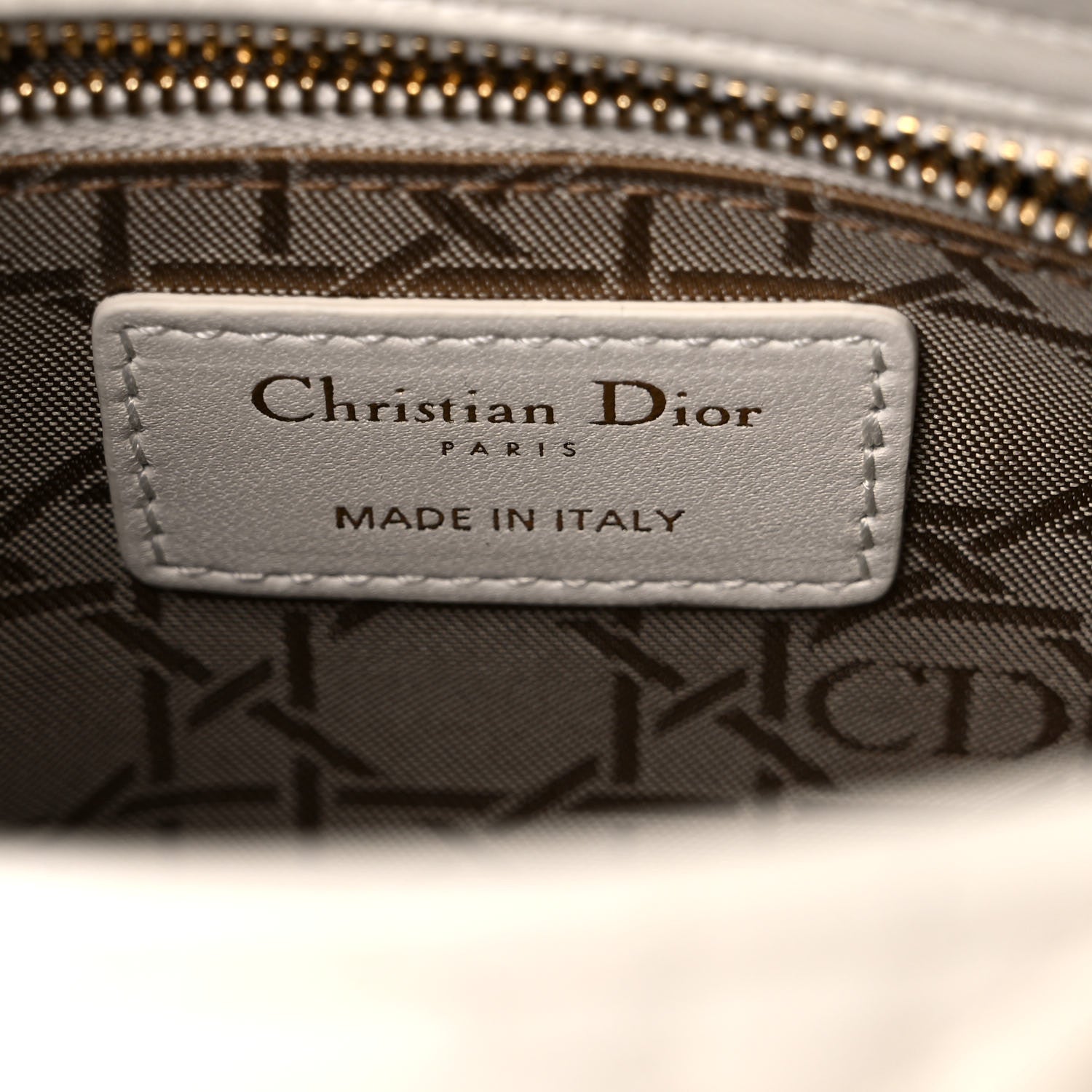 Christian Dior Lambskin Cannage Mini Lady Dior White 6 of 9