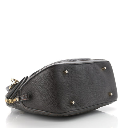 Burberry Grainy Calfskin Small Orchard Bowling Bag Chocolate 3 of 10