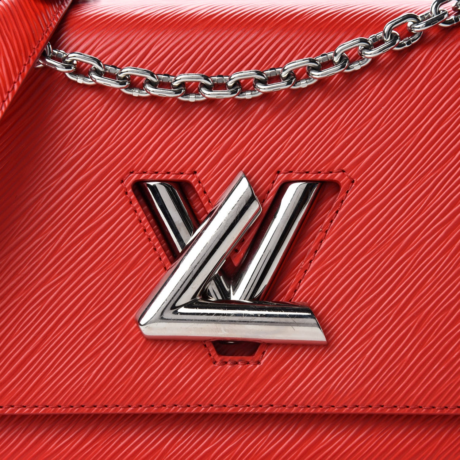 Louis Vuitton Epi Twist Shoulder Bag MM Coquelicot 14 of 14
