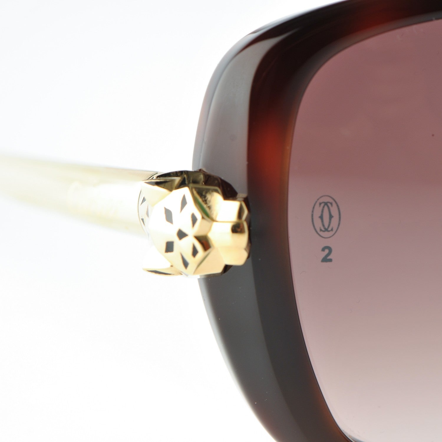 Cartier Panthere Wild De Sunglasses Tortoise 7 of 7