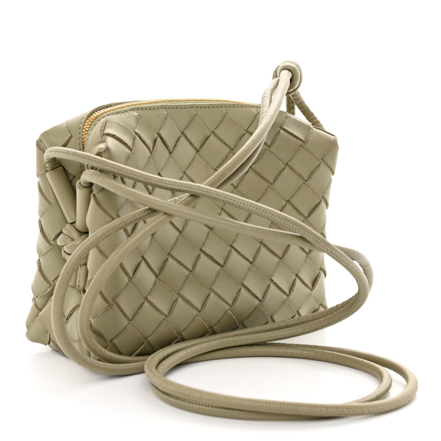 Bottega Veneta Nappa Intrecciato Mini Loop Camera Bag Travertine 3 of 9